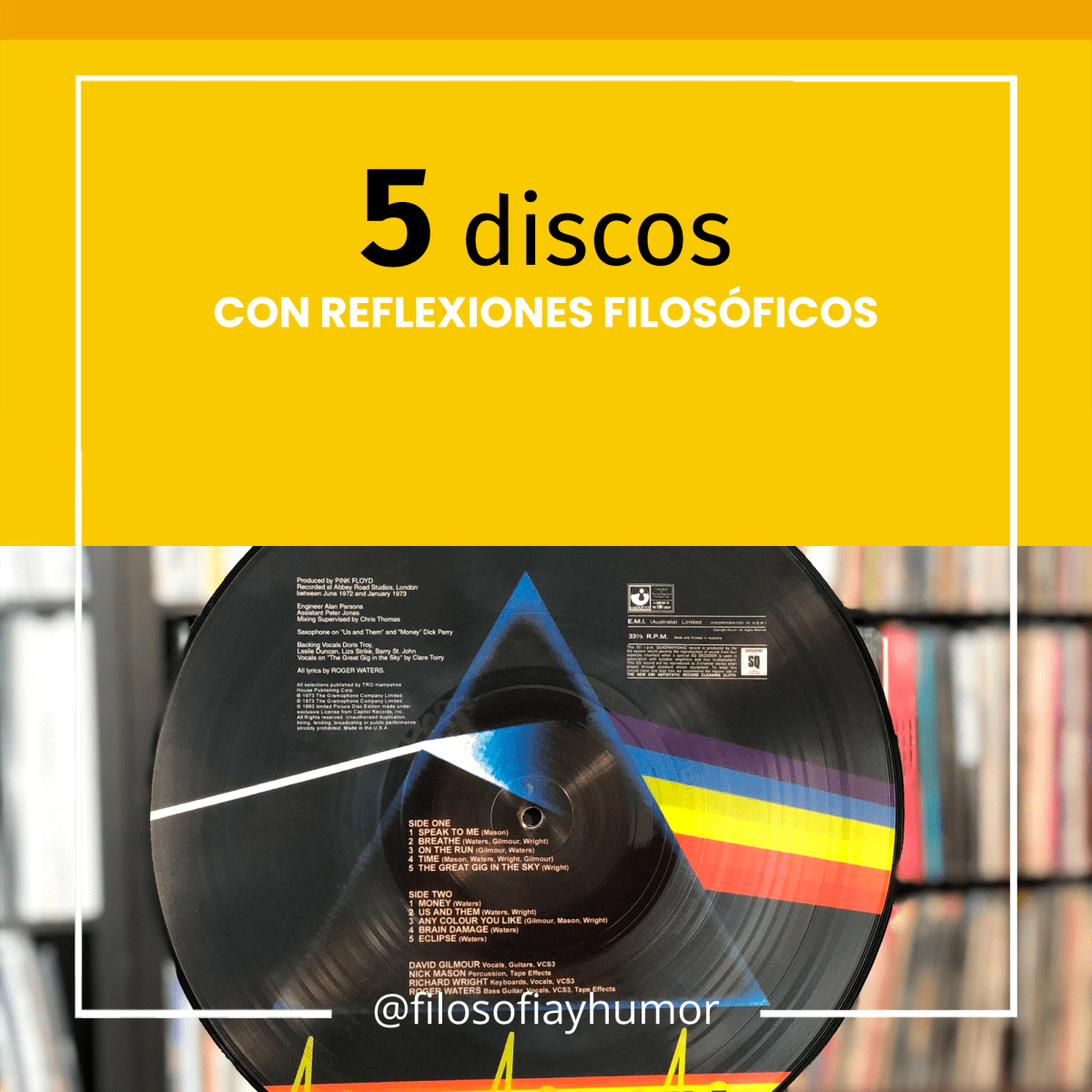 5 Discos con temas&nbsp;filosóficos