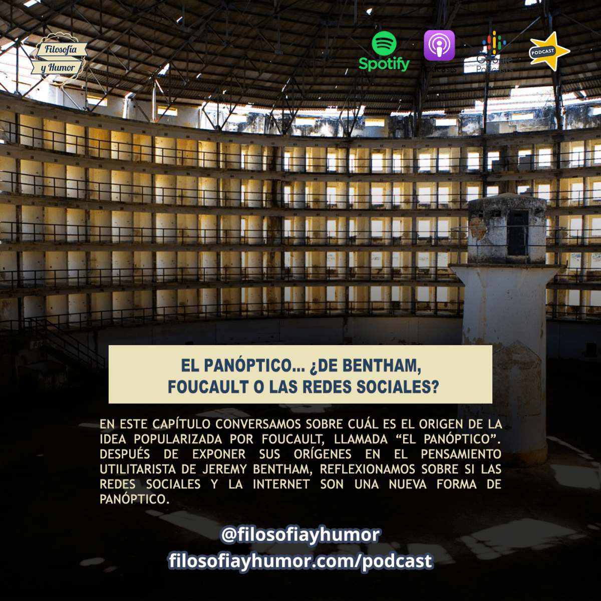 El panóptico… ¿de Bentham, Foucault o las redes sociales? | Filosofía y ...