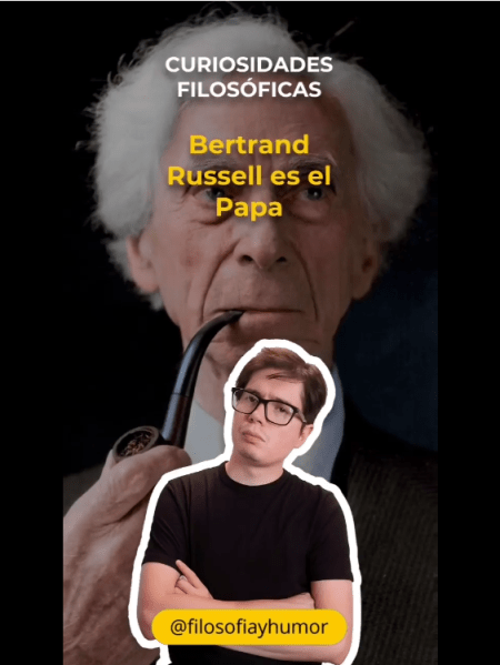 Bertrand Russell es el&nbsp;Papa