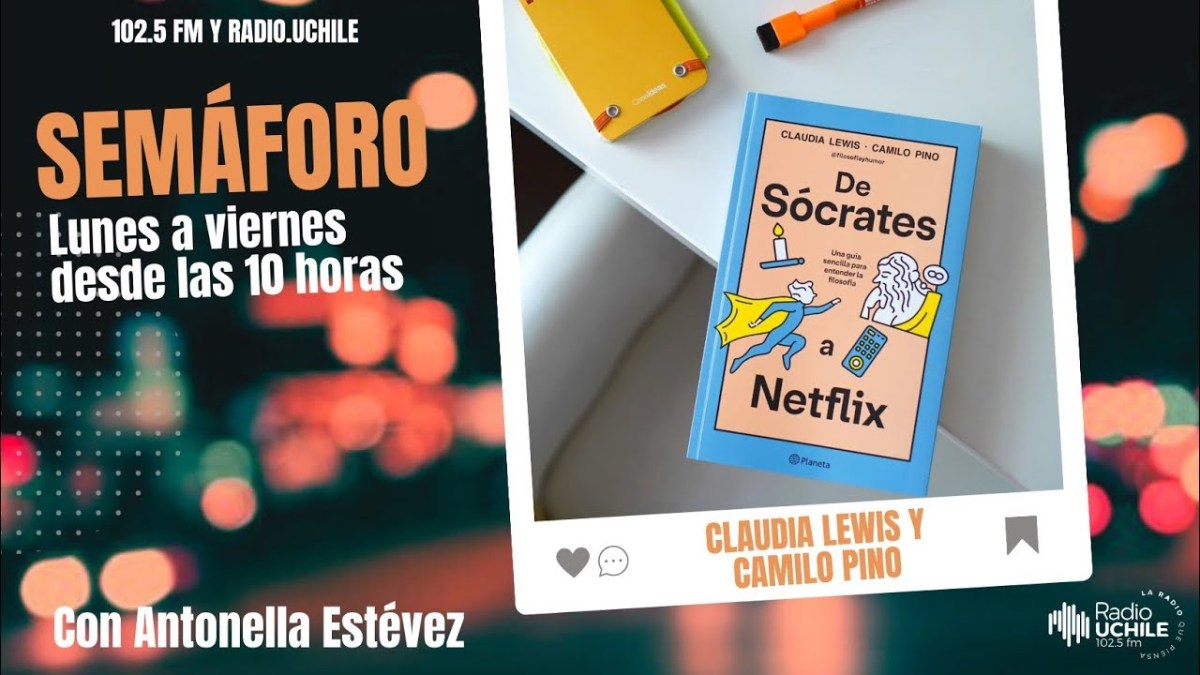 Los escritores Claudia Lewis y Camilo Pino comentan sobre su libro “De Sócrates a&nbsp;Netflix”